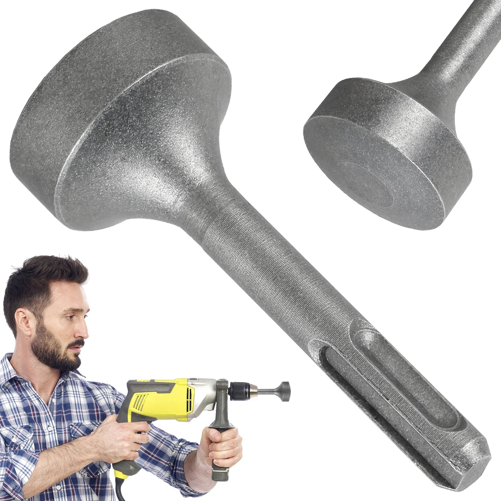 

Отвертка для заземляющего стержня Сверхмощная отвертка для заземляющего стержня SDS Plus T Инструмент для отвертки заземляющего стержня по металлу Кованое стальное сверло для перфоратора