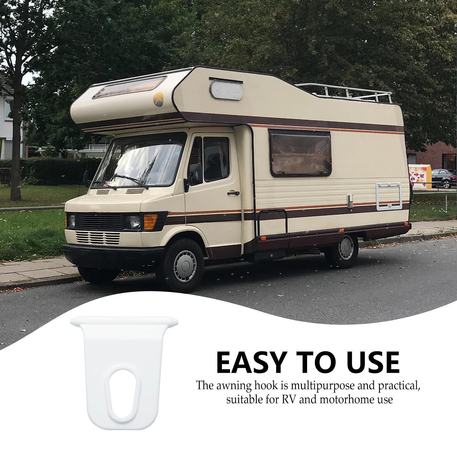 5 قطعة Rv خطاف المظلة البلاستيكية الثقيلة دائم العملي الشماعات استبدال ل متنقل تخييم Rv المظلة هوك