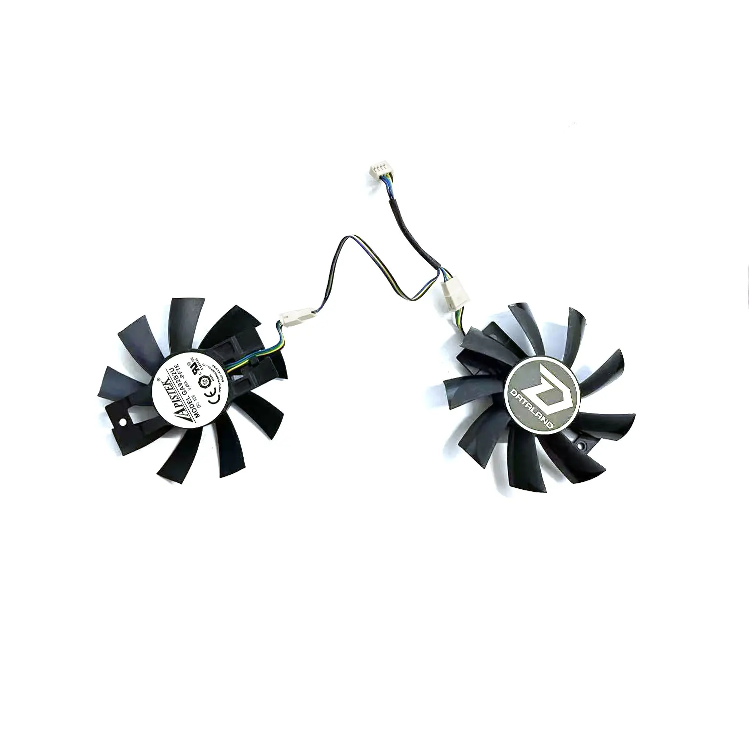 for Powercolor Radeon Rode Dragon Rx 570 Dubbele Grafische Kaart Koelventilator 87MM 4PIN GA92B2U GA92S2U RX570 GPU Fan view 4