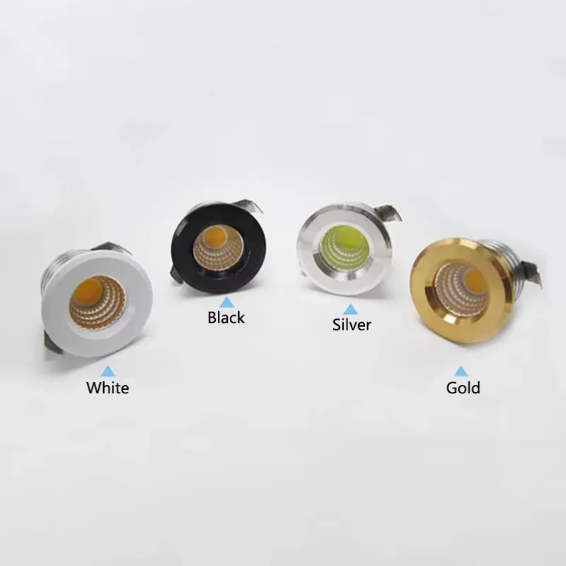 Mini Embedded Dimmable LED Ceiling Light 3W Spotlight COB Downligh 110V-220V Cabinet Living Room Interior Decoration