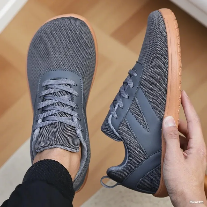 Men's Barefoot Shoes Fashion Casual Sneakers Light Comfort Sports Running Shoes for Men Breathable Mesh Shoes Zapatillas Hombre