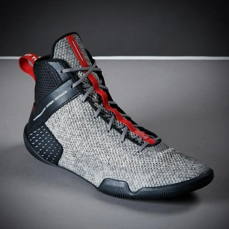 Professional Couples Wrestling Shoes Men Wome Gray Mesh Fighting Boots Unisex Brand Designer Boxing Sport Shoes Big Boy