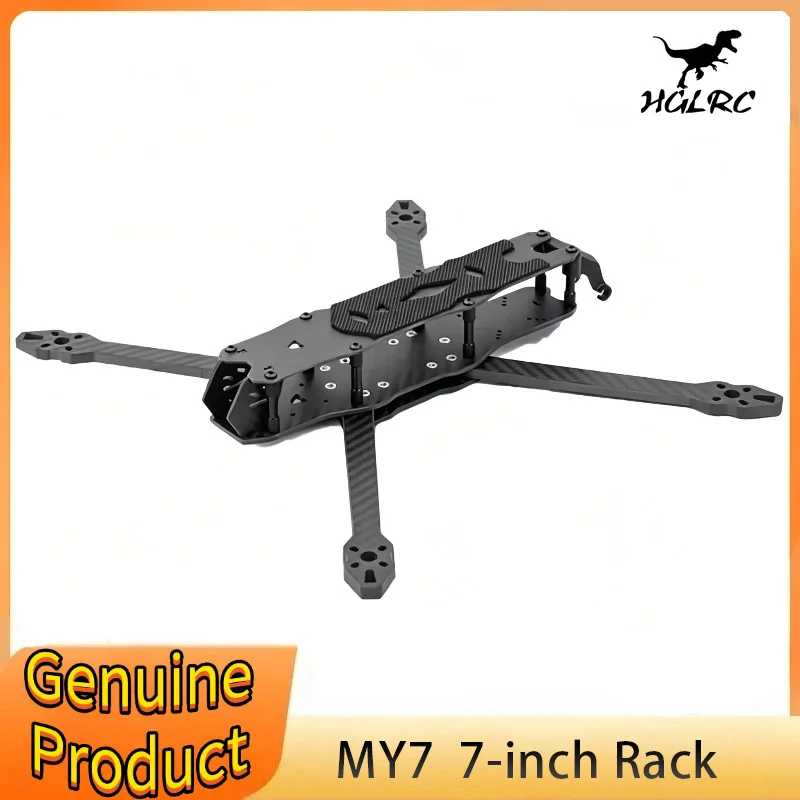 

HGLRC MY7 7inch Frame 335mm Wheelbase with 6mm Arm Thickness for RC Freestyle Racing Drone