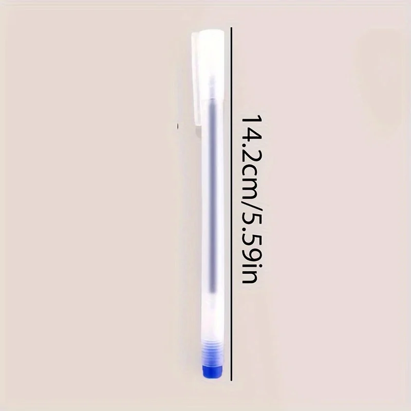 10 Pcs/set Red Blue Black ink Gel Pen 0.5mm Writing Ballpoint Pens Simple pen for School Office Supplies Stationery Tool