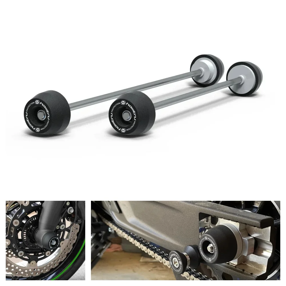 

For Yamaha MT-09 MT-09SP FZ09 2013-2020 Motorcycle Wheel Protector Rear Front Axle Fork Crash Slider