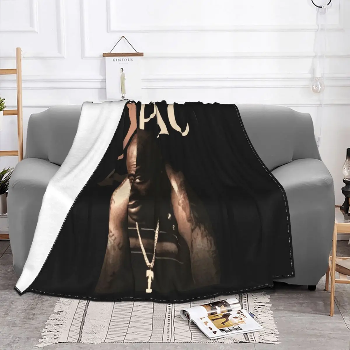 Vintage 1998 2Pac Tupac Winterland Rap Hip Hop Women Men New Design On Sale Summer Style Throw Blanket