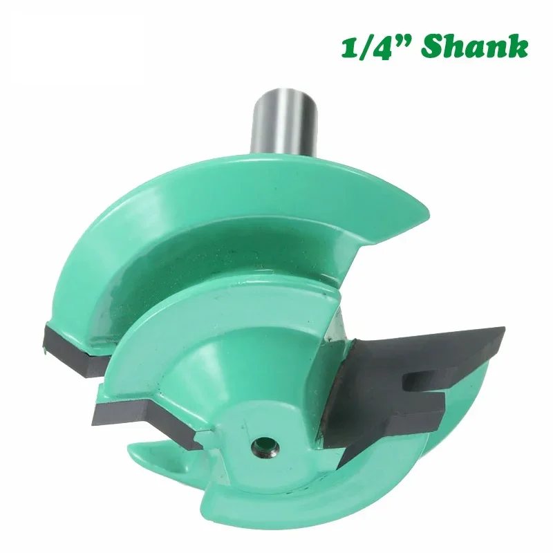 1/4 Shank 1Pc 45 Degree Lock Miter Router Bit Tenon Milling Cutter Woodworking Tool For Wood Machine Tools