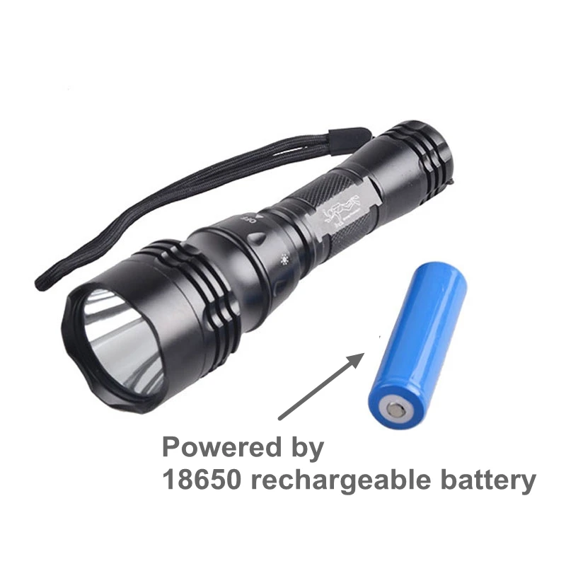 New Arrival ANYGO Professional 395nm LED UV Flashlight 5-Mode Diving Flashlight Underwater 50m Diving Torch