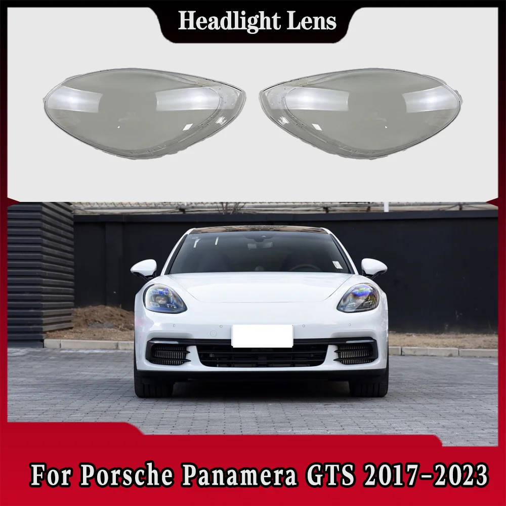 

For Porsche Panamera GTS 2017 2018 2019 2020 2021 2022 2023 Car Front Headlight Cover Lampshade Lampcover Caps Headlamp Shell