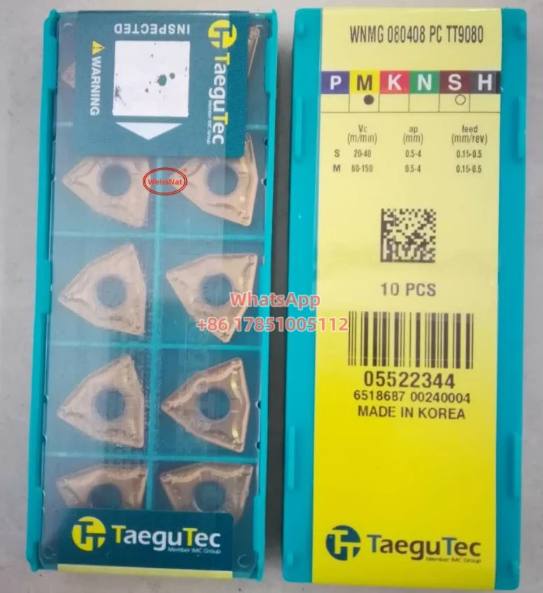 Taegutec CNMG120404MP WNMG080404MT TNMG160408MT DNMG150604MP TT5080 Carbide Insert CNMG WNMG TNMG DNMG Inserts