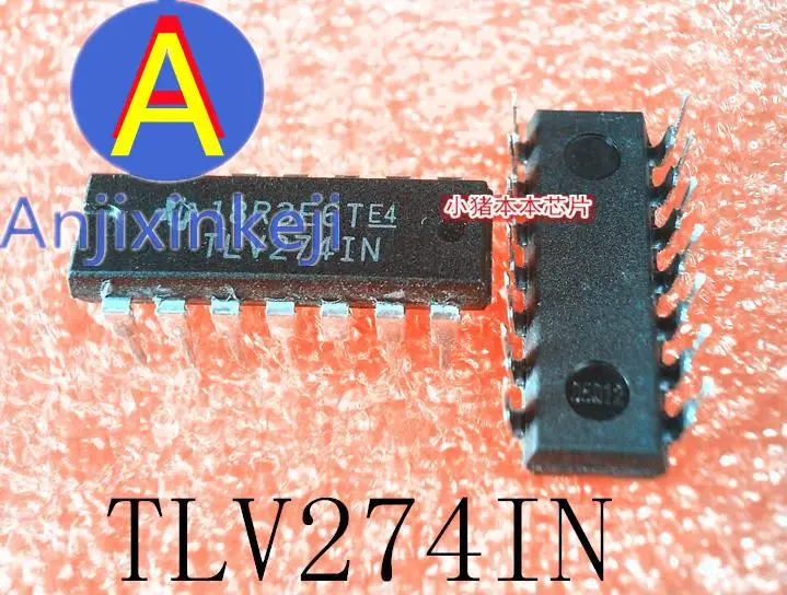 

10 шт. 100% оригинальный новый TLV274IN TLV2741N TLV274 DIP-14