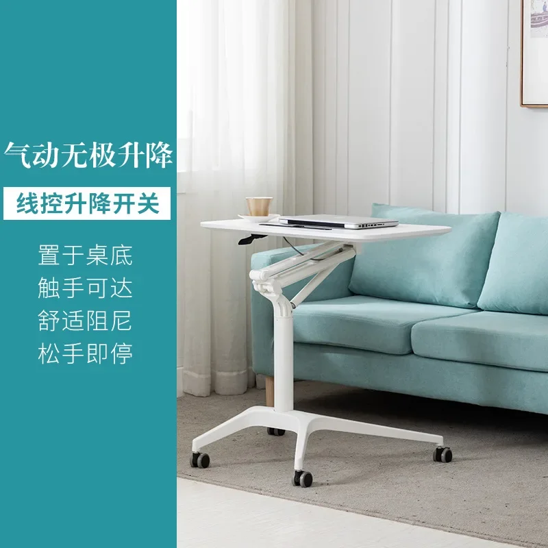 Pneumatic lifting table Laptop computer table Standing home desk Lecture table Writing desk