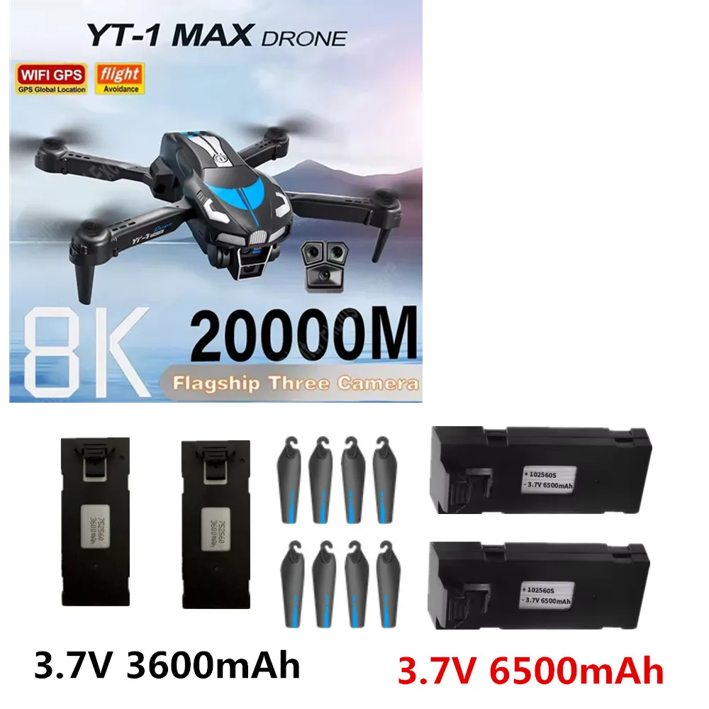 

YT11 Drone Battery Accessories 3.7V 6500mAh / 3.7V 3600 mah / Propeller Blade / For : YT11 Drone Spare Parts