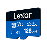 Lexar 633x MicroSDHC 32GB 64G 128GB  256GB 512GB A1 V30 Memory Card A1 A2 Class10 Micro SD Card  For Phone/Drone Sport Camcorder