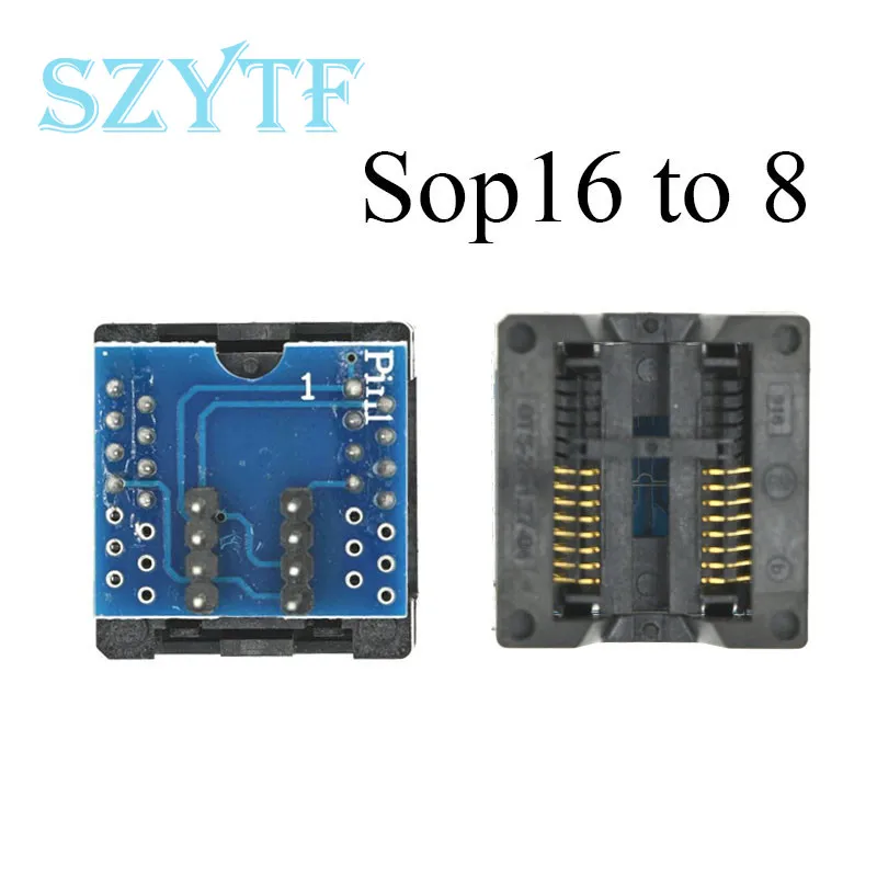 Burning Socket SOP8/14/16/18/20/24/28 to DIP 150/200/208/300mil Wide Narrow Chip Programmer Adapter IC Conversion Test Socket