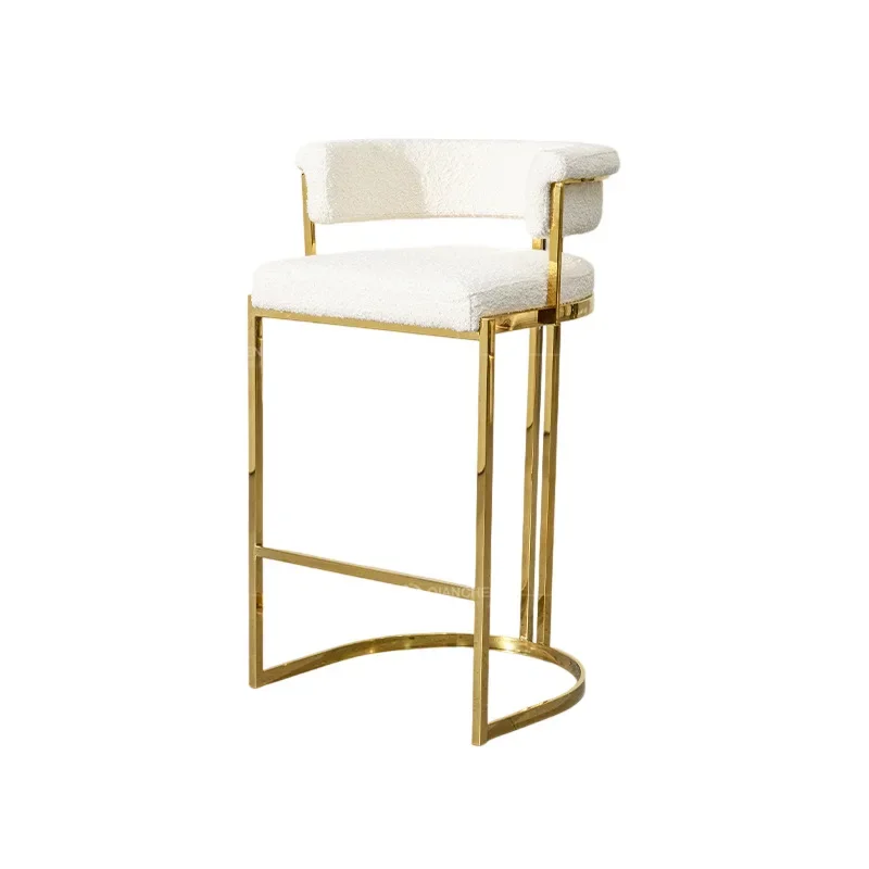 

Light luxury Italian high bar chair, simple modern wedding bar chair