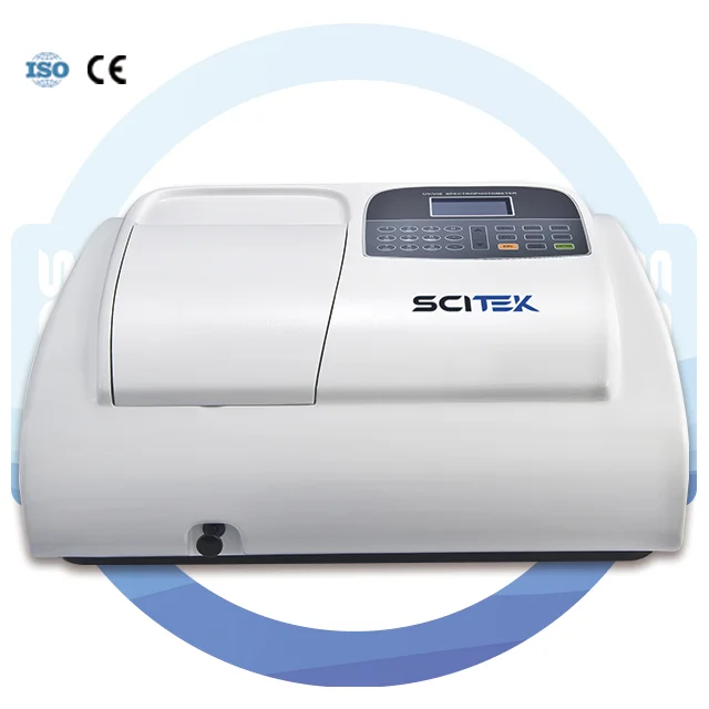 Single Beam Visible Spectrophotometer 320-1100nm  Spectrophotometer with USB