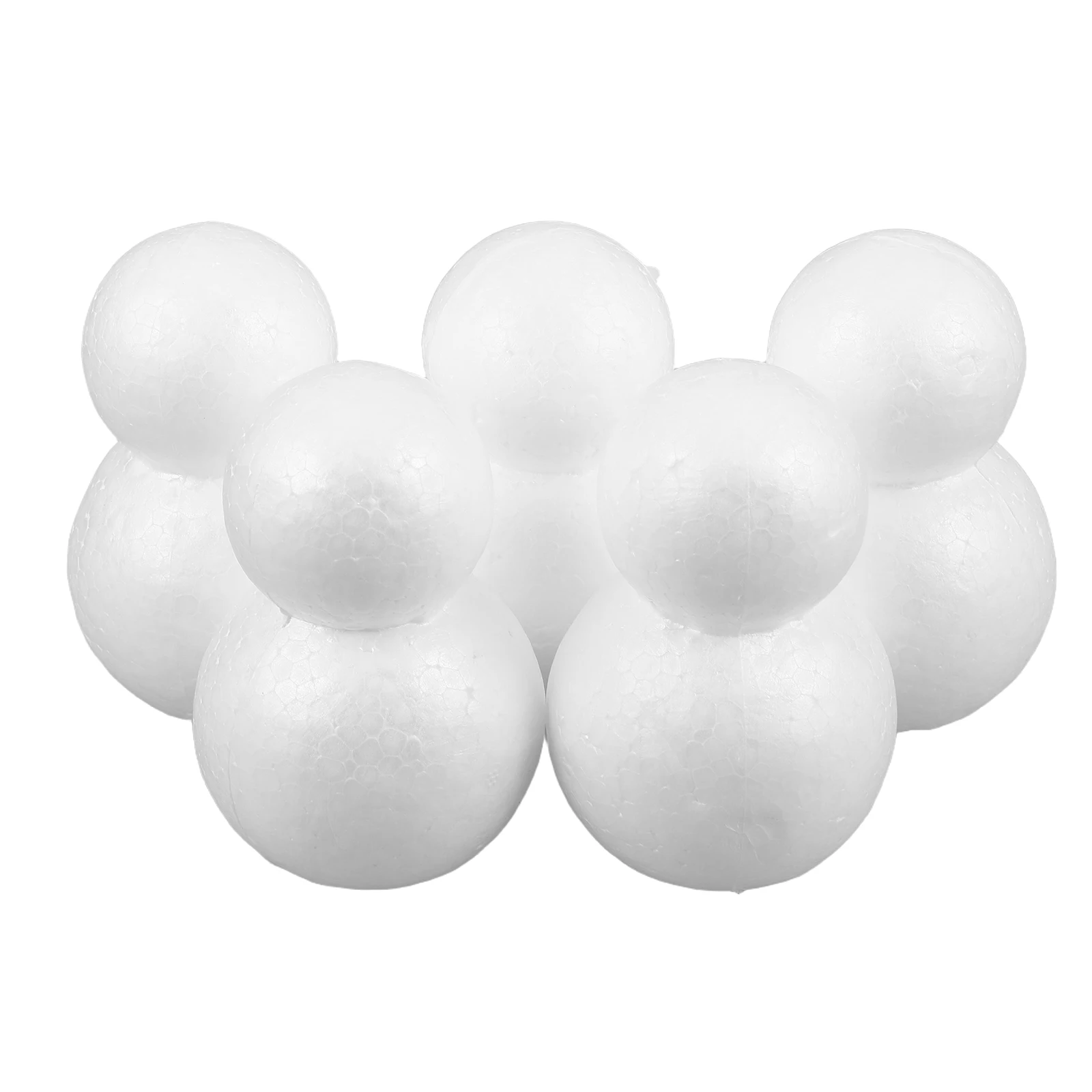 

15Pcs White Foam Snowman Craft Blanks 9.5cm DIY Christmas Decorations for Holiday Tabletop Window Displays Handmade Ornaments