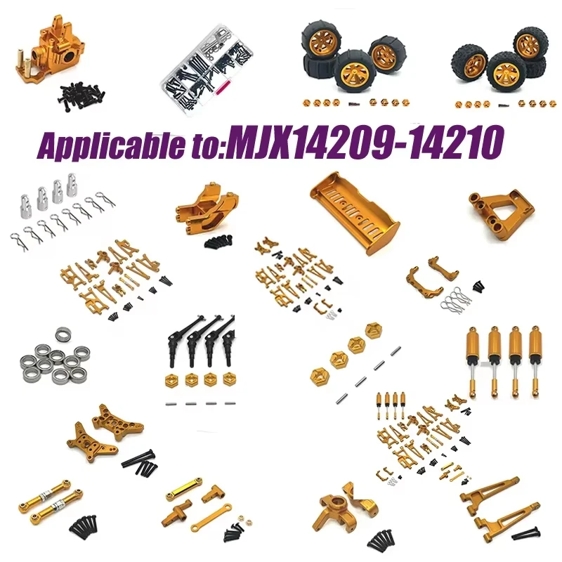 

MJX RC 14209 14210 Metal Shock Absorber Oil Damper 1/14 RC Car Metal Upgrade Parts Accessories Rc Cars for Adult car accessories