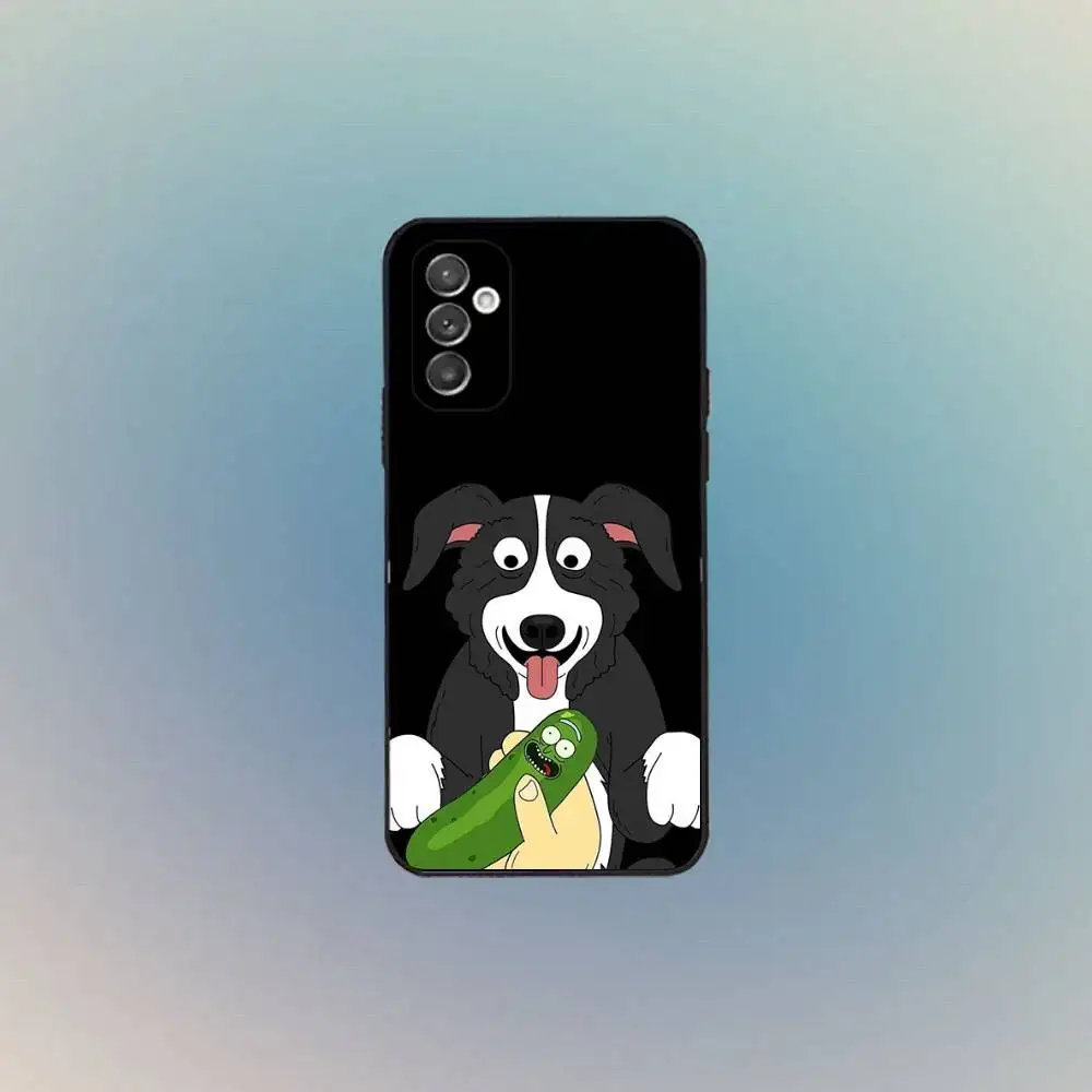 حافظة هاتف كارتون Mr P-Pickles لهاتف سامسونج S 25,24,23,22,30,21,10,9,Ultra,Plus,Lite,FE,4,5G حافظة ناعمة سوداء