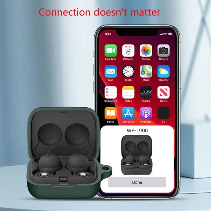 WF L900 Earphone Cover for Shell Shockproof Anti-scratch Protective Sleeve Washable Housing Dustproof 