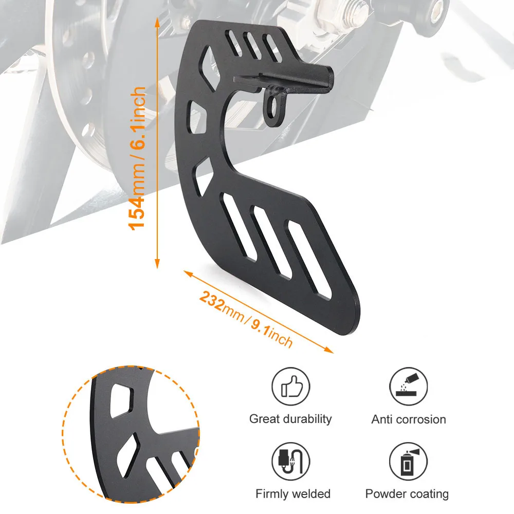 Rear Brake Disc Guard Cover Protector Motorcycle For Husqvarna SVARTPILEN 401 VITPILEN 401 2017 2018 2019 2020 2021 2022 2023