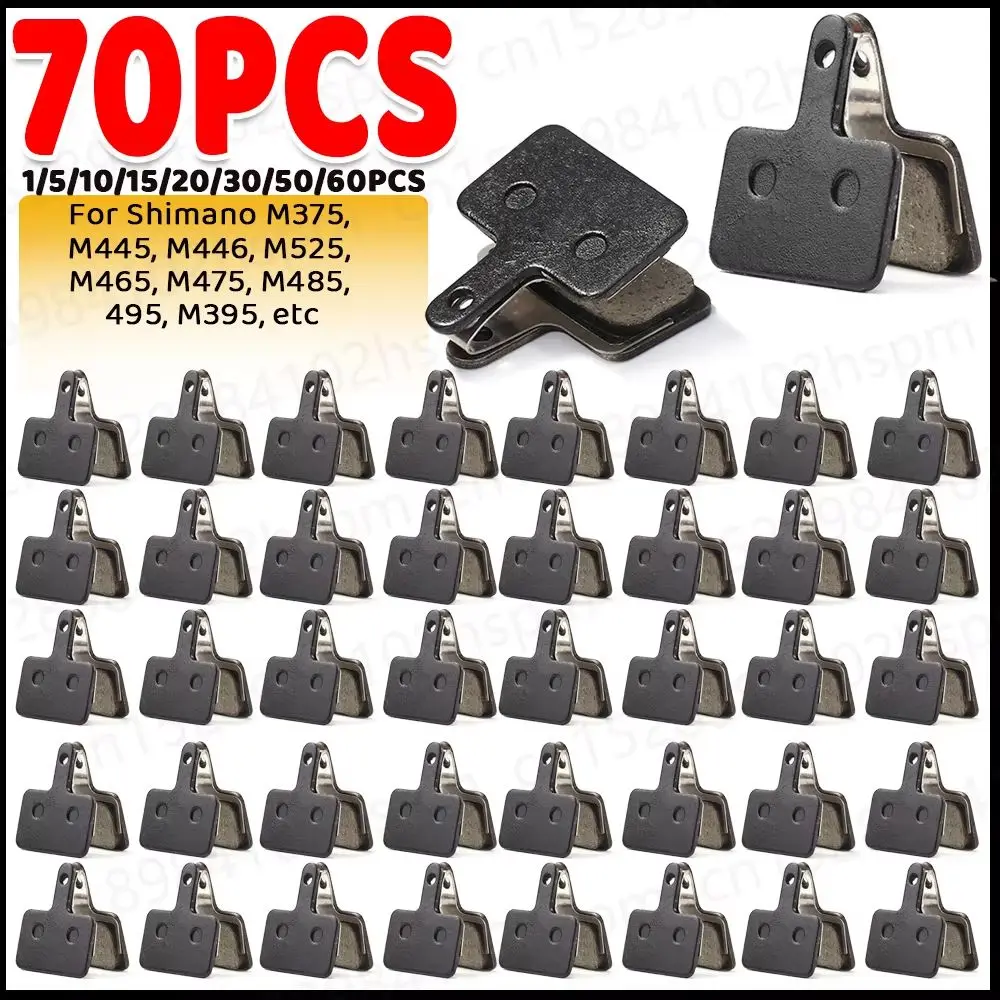 

-70PCS Resin Bicycle Disc Brake Pads for Shimano B01S MT200 M400 MT500 M315 M525 M475 M495 M515 M975 M355 M375 MTB Bike Part