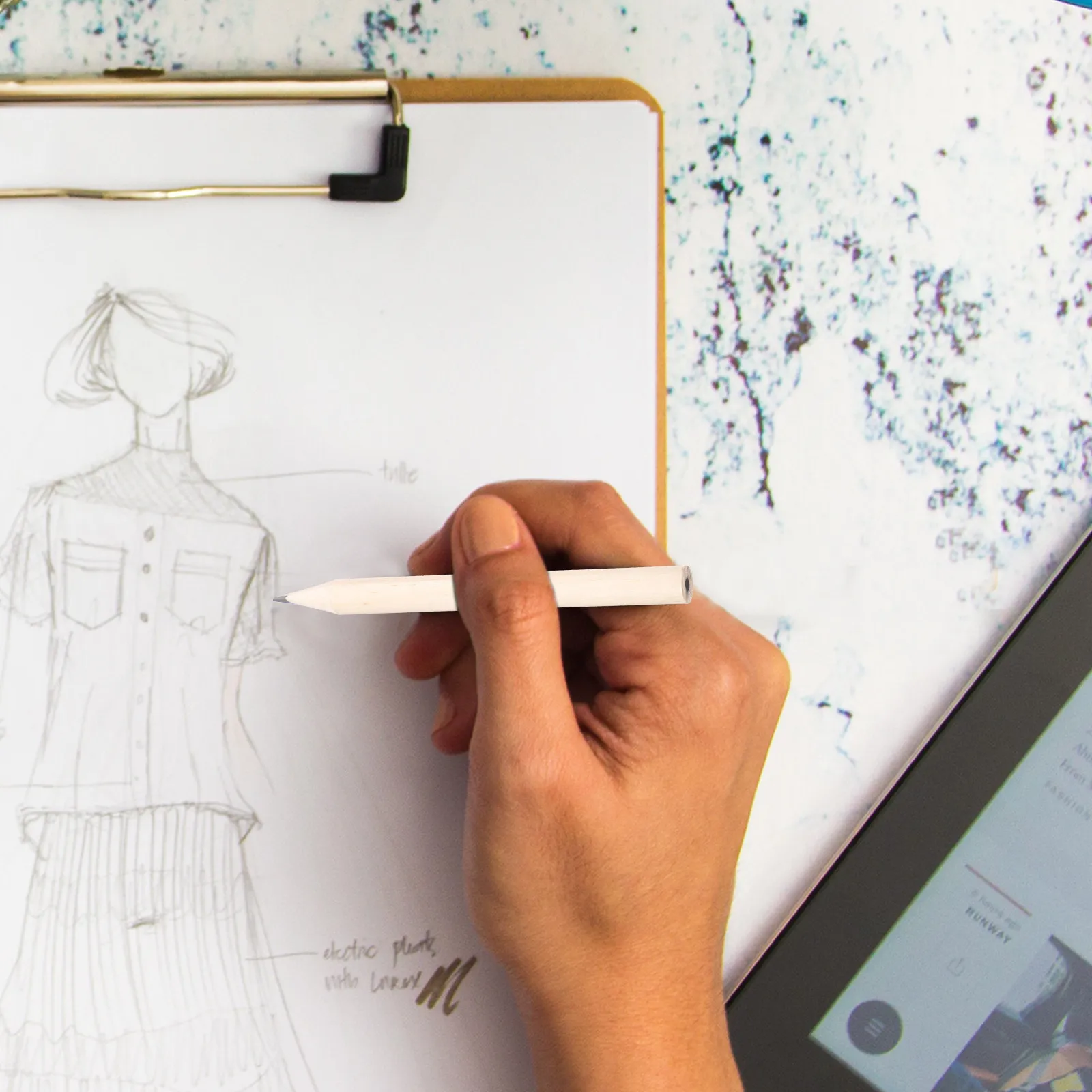 

50Pcs Short Wooden Round Pencils Mini Kids Writing Khaki Smooth Writing Preschool Kindergarten Bulk School Supplies