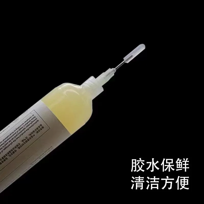 50pcs Special Silicone Plug Head Use For 0.4-1.2mm Glue Dispensing Syringe Needle Seal, Prevent Glue from Solidifying, Needle Ti