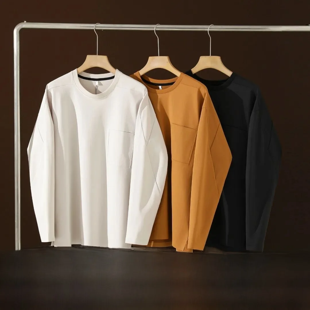 

High End Sed Glueing Long Sve Base irt Qui Dry Moisture ng Breathable Training Sport Series Sl Base Laye...