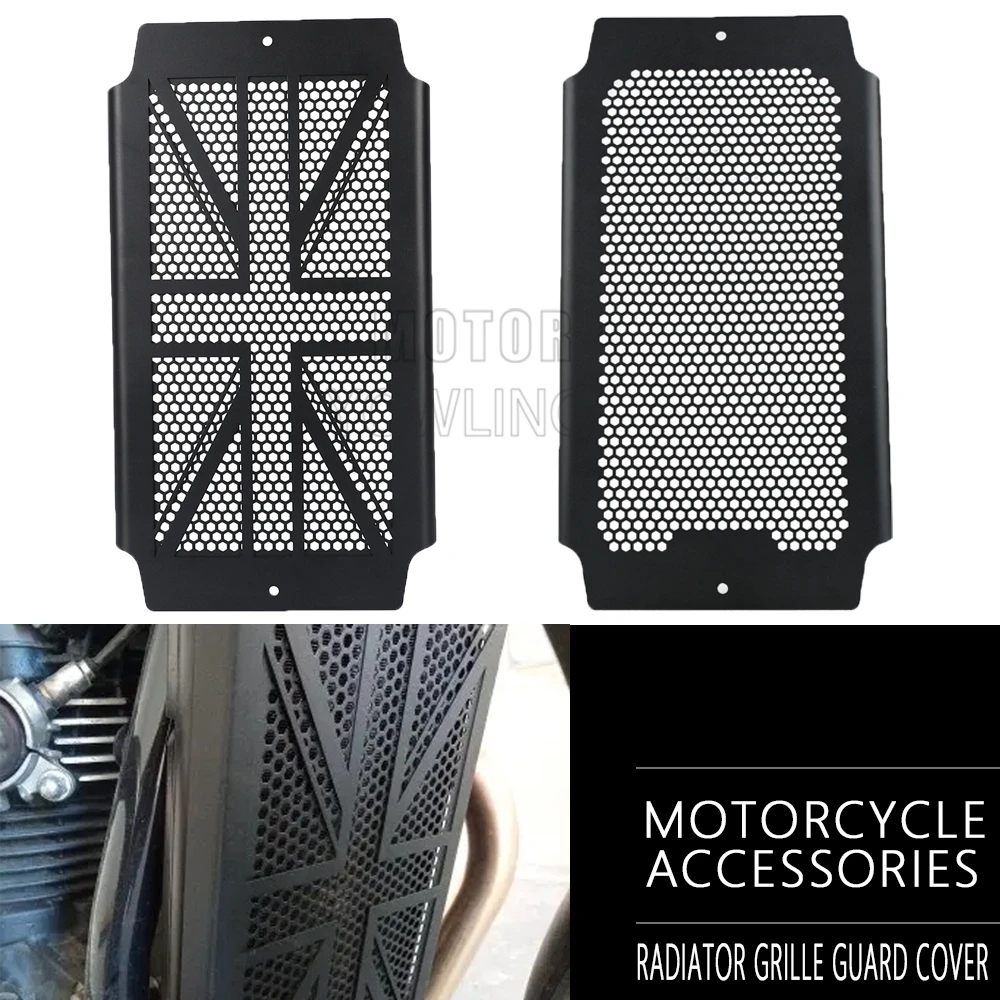 

For Speed Twin Street Cup/Scrambler Bonneville/Thruxton RS T100 T120 Motorcycle Radiator Guard Grille Cover Protector 2016-2024