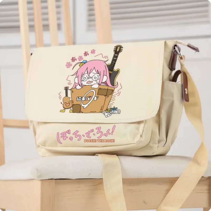 ¡Anime BOCCHI THE ROCK! Gotoh Hitori-Bolso escolar de ocio para adolescentes, bolso de mensajero para estudiantes, moda