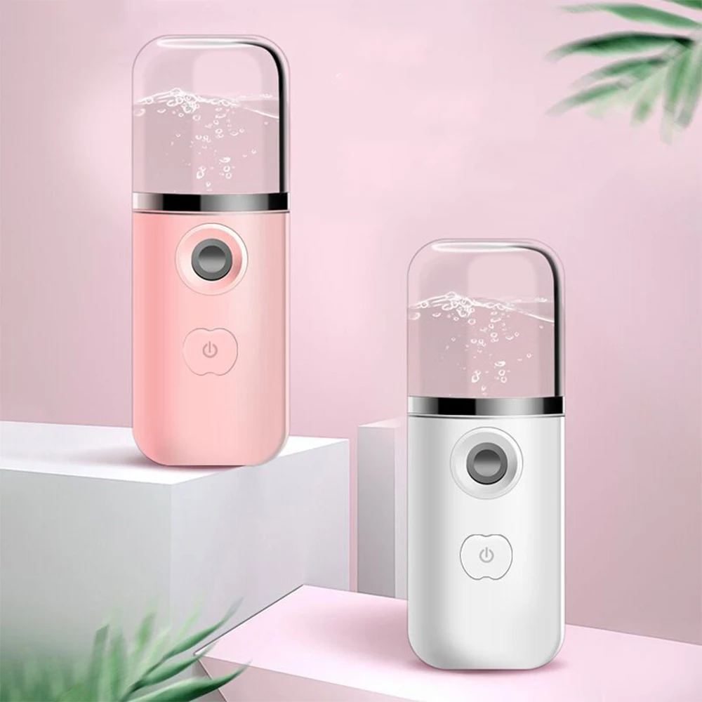 Portable Facial Mister Charging Nano Spray Water Replenisher Handy Cool Mist Spray Machine Hydration Sprayer Mini Face Mister