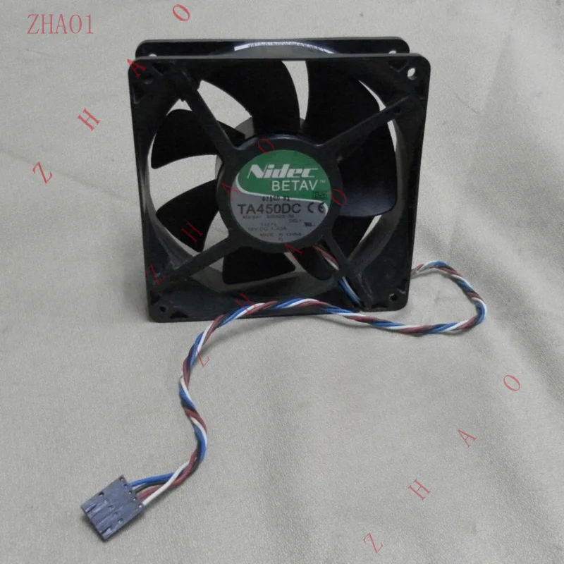 Z   OEM for Dell Y4574 D8794 Nidec Betav Fan B35502-35 120x120x38mm 12V 1.40A 5-pin