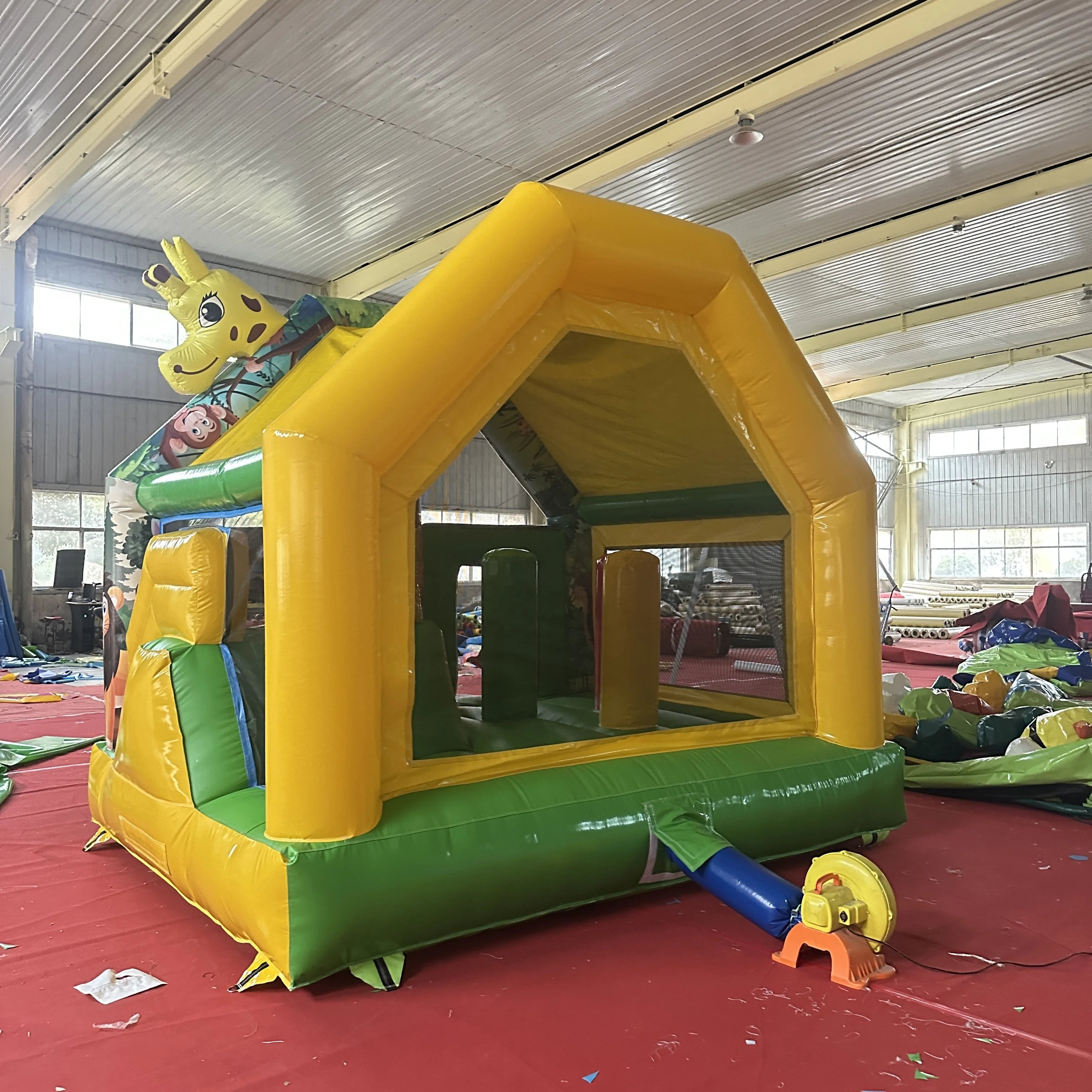 Inflatable Bouncy Castle, 4m*4 - Kids Outdoor House ulasan dan harga