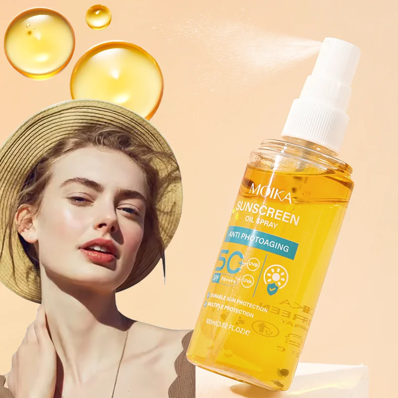 Long-Lasting Moisturizing Sunscreen Spray, Moisturizing and Uv-Resistant, Lightweight and Breathable, Safe and Gentle