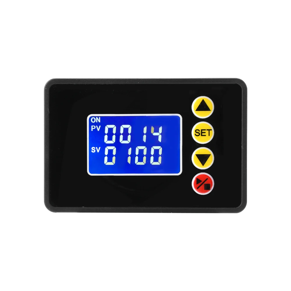 Microcomputer Time Controller AC110-220V 2200W 1.37 inch LCD Digital Timer Switch Relay Controller Delay Relay Module