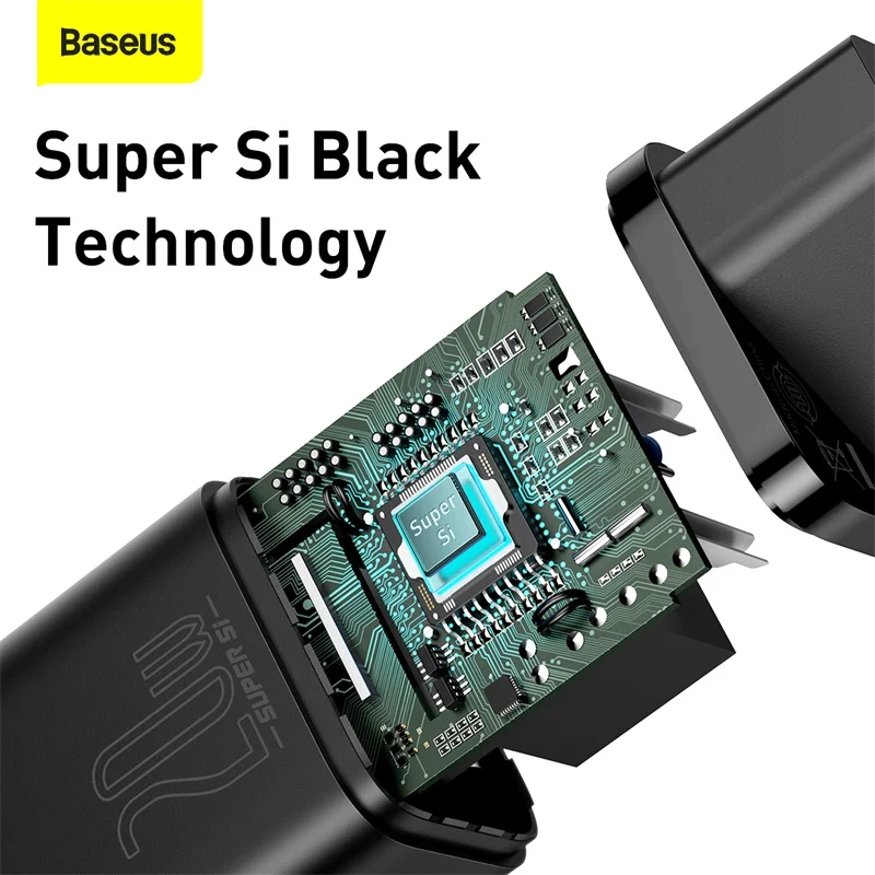Baseus PD 20W Fast Charging Portable Charger For iPhone 15 14 13 12 11 Pro Max Type C PD Quick Charge USB C Phone Fast Charger image 5