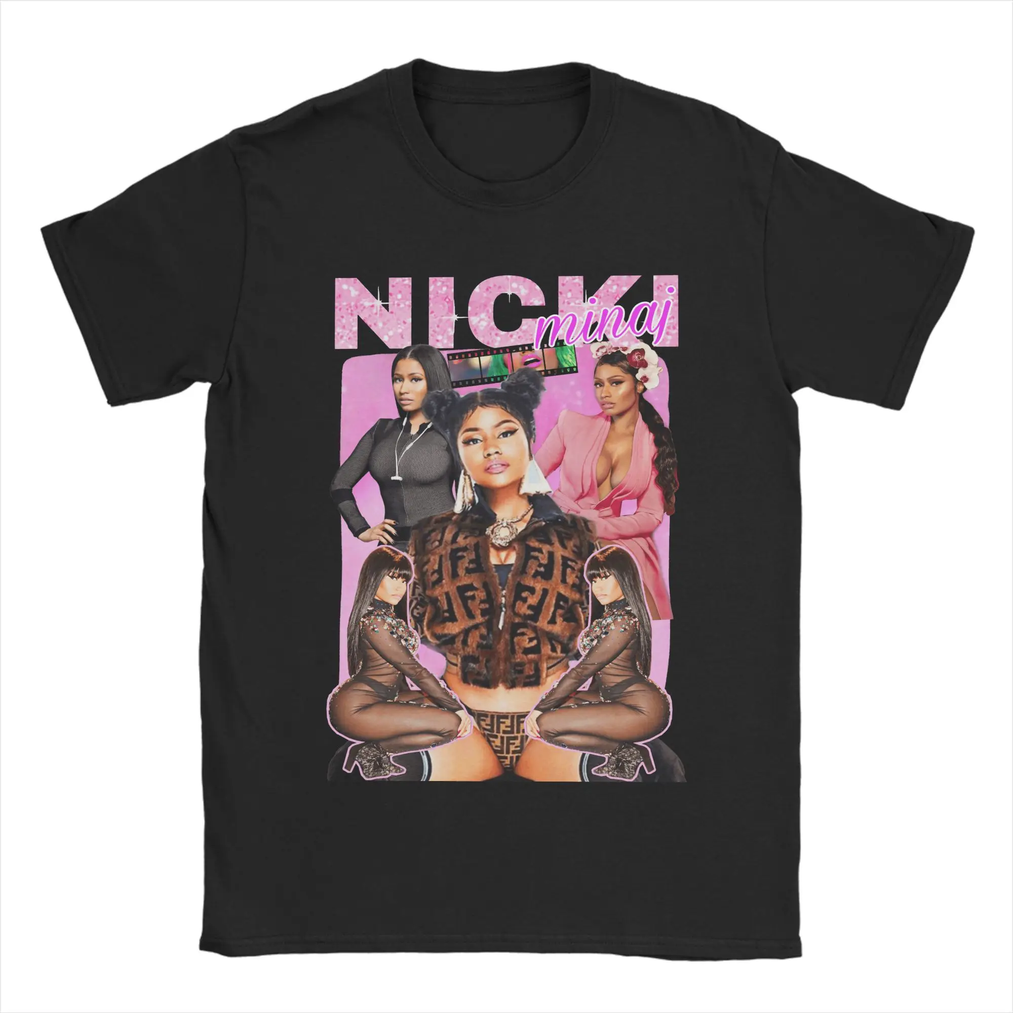 

Nicki Minaj T-Shirt Men Novelty Cotton Tee Shirt Round Collar Short Sleeve T Shirts New Arrival Clothing