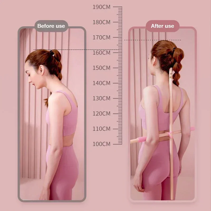 Yoga Rod Sticks Comfortable Body Stretching Tool for Martial Artists Dancers Gymnasts Sporting Work Out Relaxing Supplies