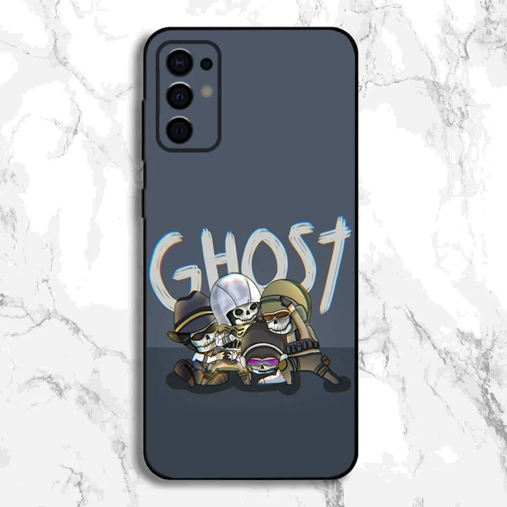 C-COD Call Of D-Duty Ghost Phone Case For Samsung S24,S21,S22,S23,S30,Ultra,S20,Plus,Fe,Lite,Note,10,9,5G Black Soft Cover