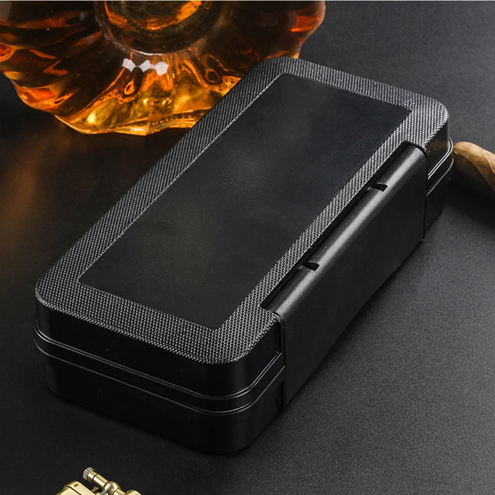 

Cigar Humidor Box Portable Small Plastic Cigar Holder Waterproof Crush-Resistant Cigarette Storage Case For Outdoor Camping