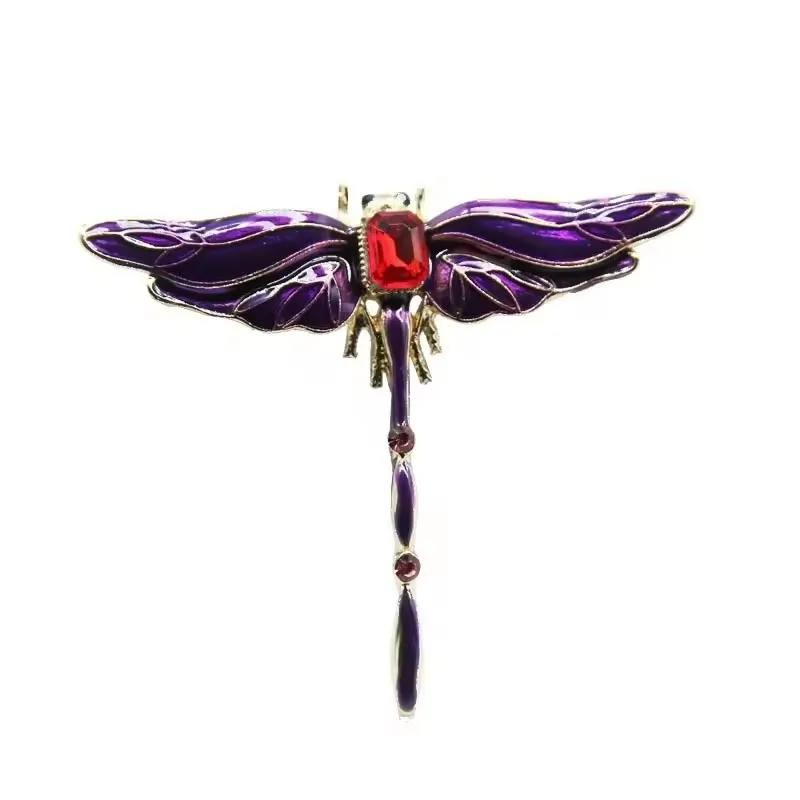 Mode Kristall Vintage Libelle Brosche Große Insekt Broschen Für Frauen Pins Hochzeit Schmuck Zubehör