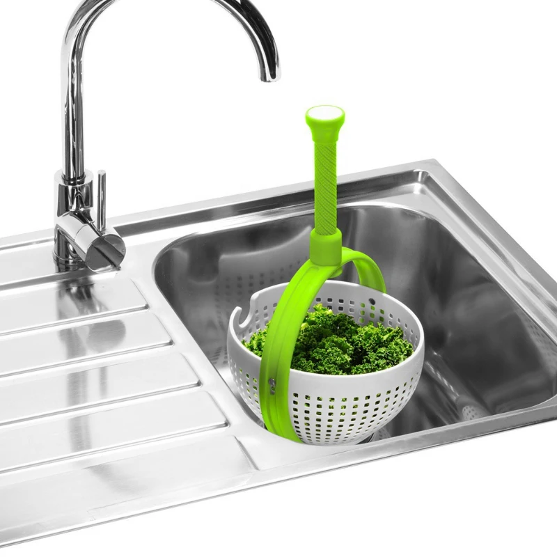 Creative Salad Spinner Kitchen Vegetable Cleaner Centrifugal Dump Water Drain Basket Gadgets for Home Tools Kitchen Accessories