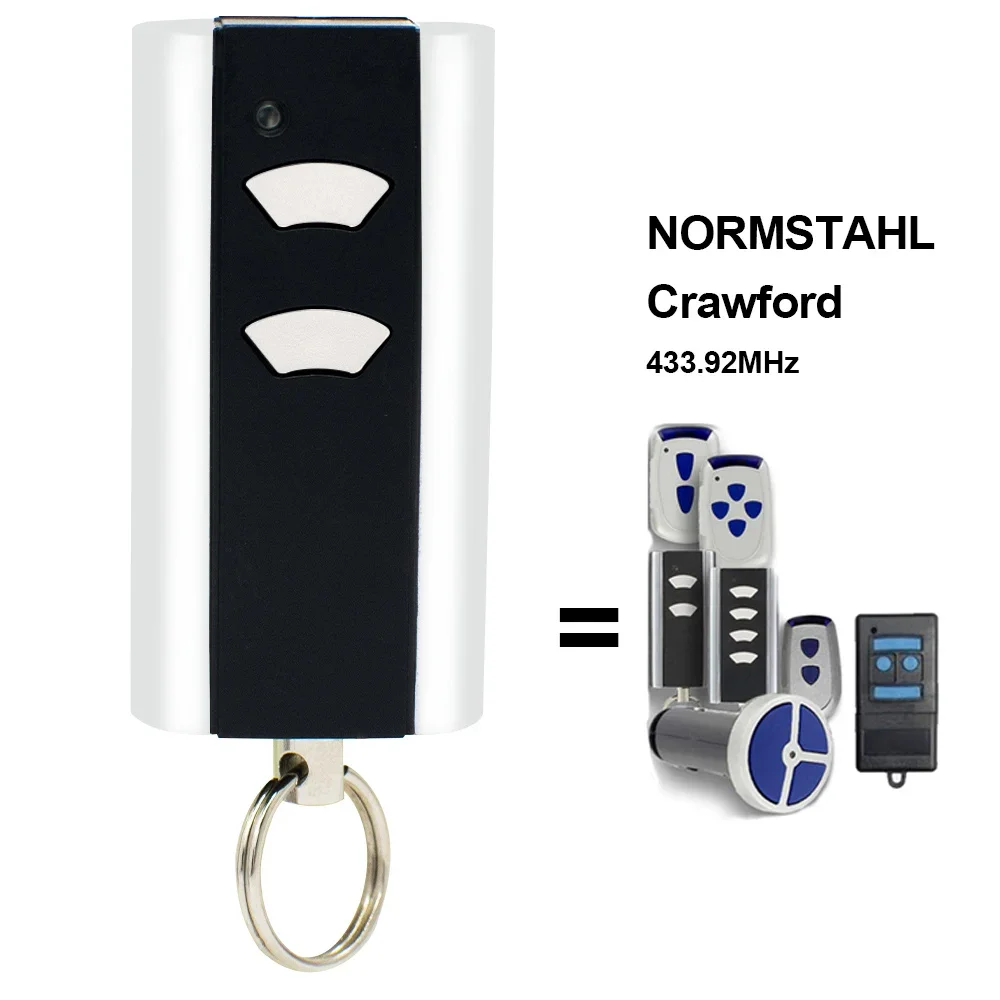 NORMSTAHL RCU 433 2K / EA433 2KS 4KS RCU N002800 Standard Steel Garage Door Remote Control 433.92MHz Rolling Code Opener