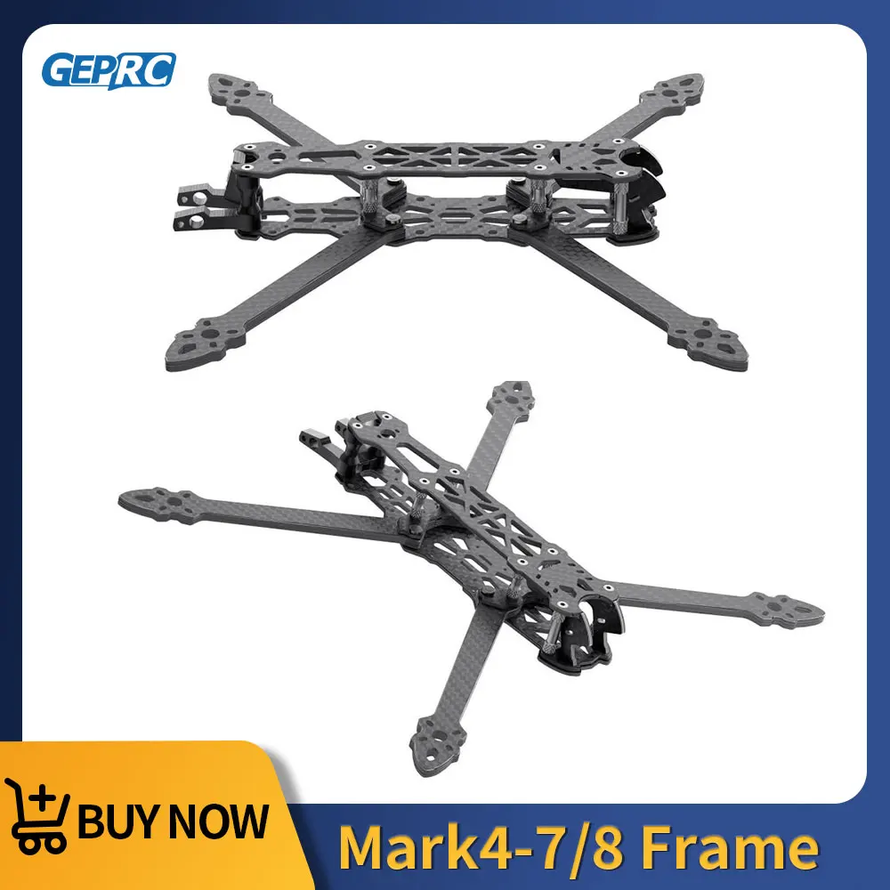 

Комплект рамы GEPRC Mark4 7/8 FPV (7-дюймовая, 8-дюймовая рама), запчасти для FPV-квадрокоптеров, аксессуары для фристайла, гоночных дронов, HD, для полетов на дальние расстояния