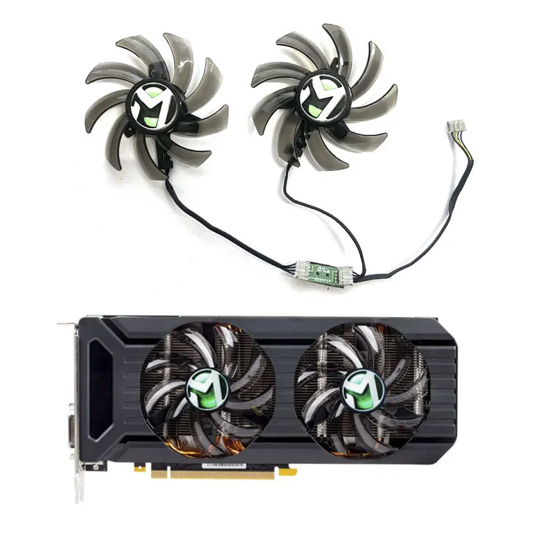 brand new for Maxxuan GeForce GTX1060 1070 1070ti Giant OC graphics card replacement fan GA91S2U