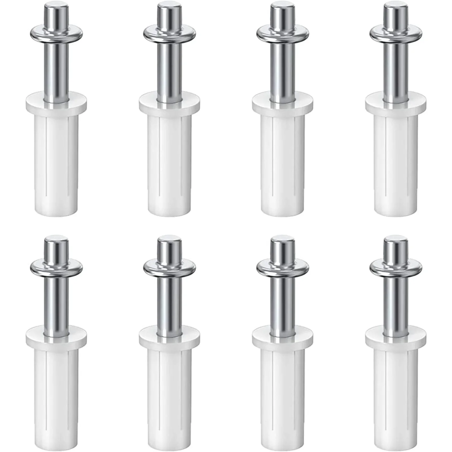 Bi Fold Door  Pivot, 8 Pcs Spring Loaded Bi Fold Closet Door  Pivots Carbon Steel Bifold Closet Door Hardware Repair Parts for 1