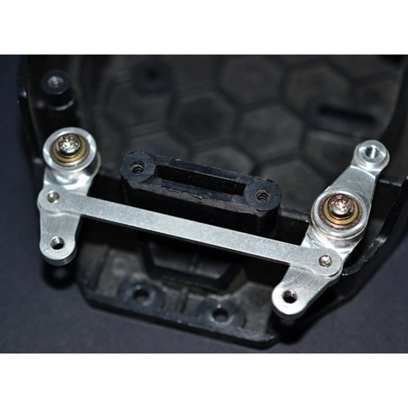 Componenti dello sterzo in metallo gruppo sterzo per Tamiya DF01 TA01 TA02 M1025 HUMMER RC aggiornamenti per auto accessori per parti