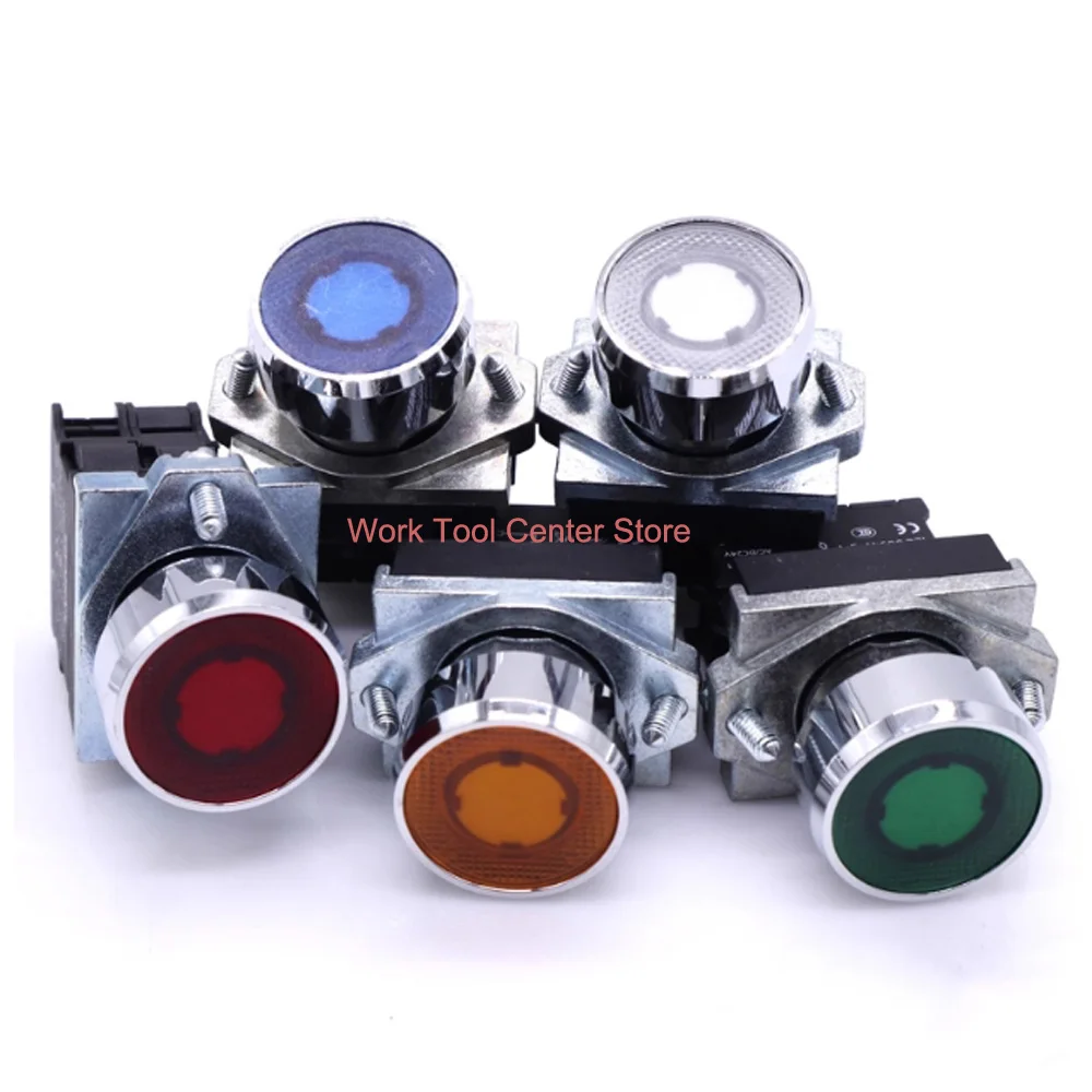 Original Metal Round Push Button Switch 22mm 3SB6163-0DB20-1CA0/0DB60-1BA0 3SB6166-0DB30-1CA0 Indicator Light LED Screw Terminal